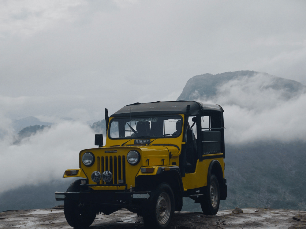 Munnar Adventure Jeep Safari Package (3 Nights / 4 Days) in Kochi Airport / Ernakulam Railway Station
